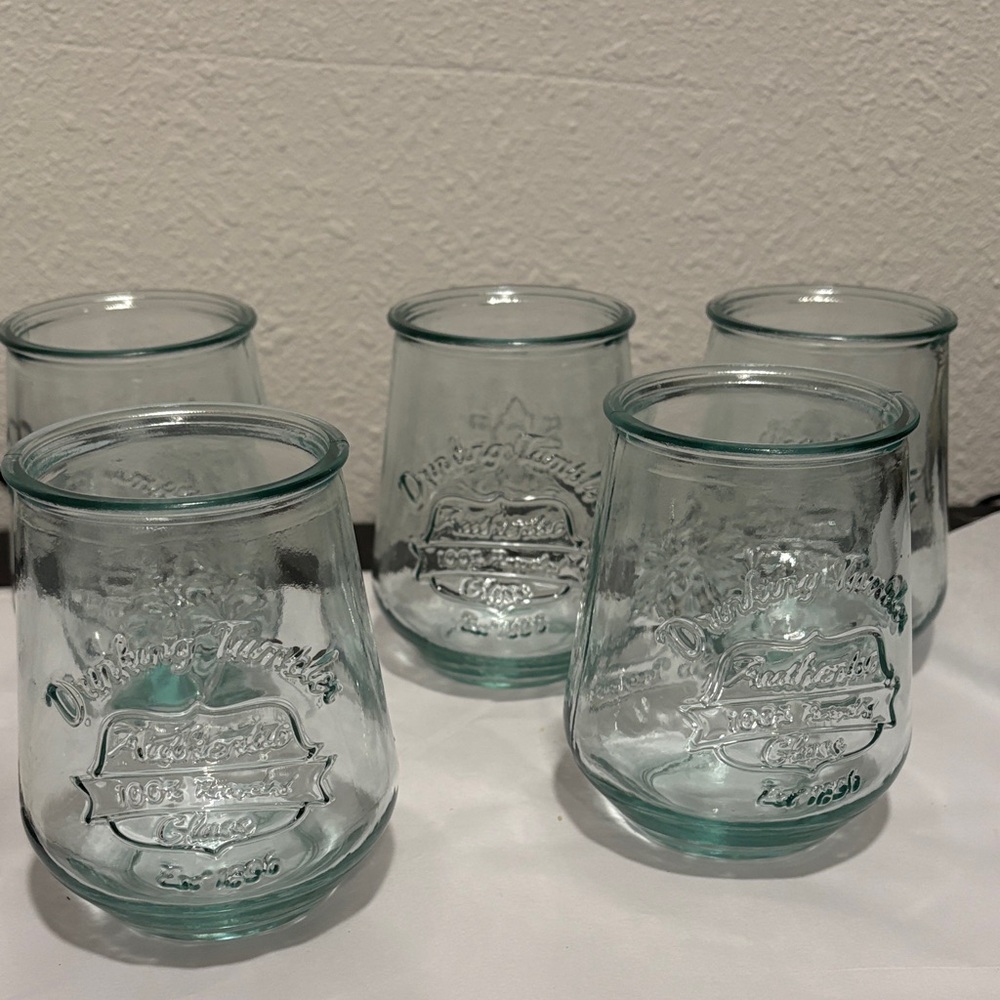 San Miguel recycle glass tumblers drinking tumblers